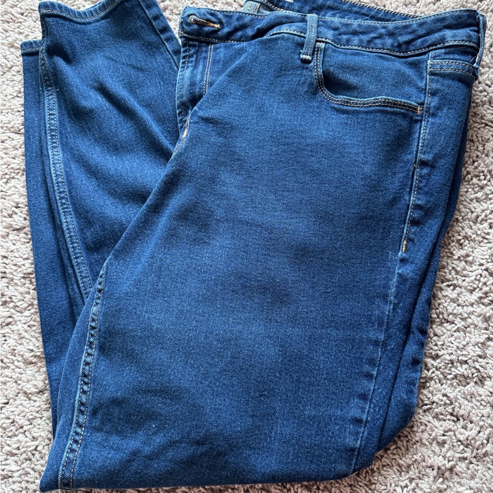 Old Navy Dark Blue High-Rise Jeans
